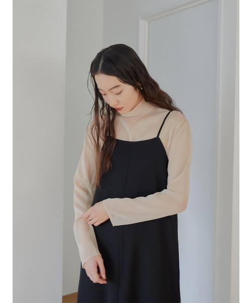 Ayla(アイラ)の「sheer tops(Tシャツ/カットソー・レディース・ベージュ/アイボリー・FREE)」の3枚目の写真