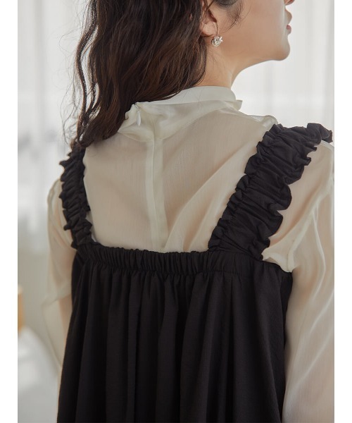 Ayla(アイラ)の「sheer tops(Tシャツ/カットソー・レディース・ベージュ/アイボリー・FREE)」の14枚目の写真