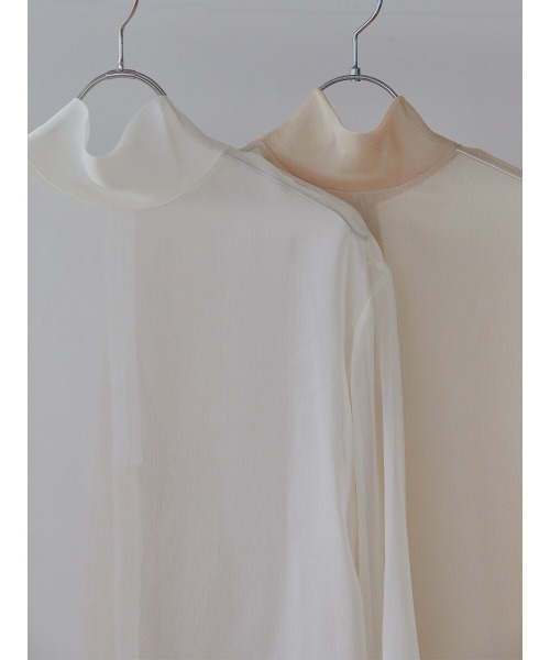 Ayla(アイラ)の「sheer tops(Tシャツ/カットソー・レディース・ベージュ/アイボリー・FREE)」の17枚目の写真