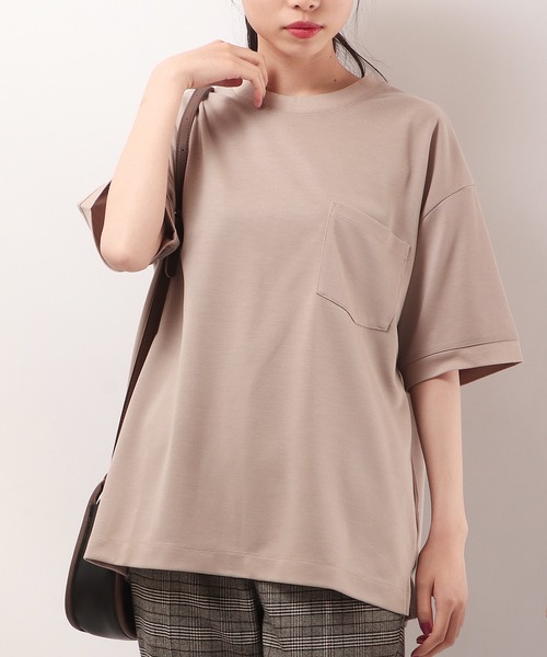 Chiaro(キアロ)の「CHIARO DRYMASTER UVカット 吸汗速乾 ユニセックス ドライオーバーサイズ Tシャツ 男女兼用(Tシャツ/カットソー・メンズ・ブラック/グレー/オフホワイト/ベージュ・S/M)」の22枚目の写真