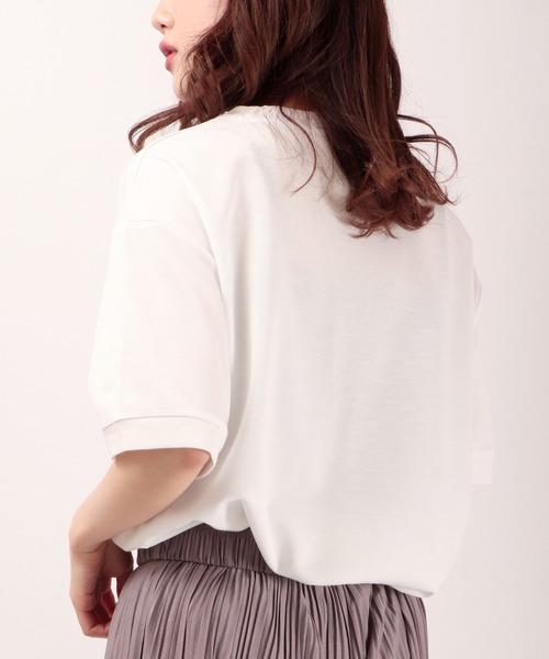 Chiaro(キアロ)の「CHIARO DRYMASTER UVカット 吸汗速乾 ユニセックス ドライオーバーサイズ Tシャツ 男女兼用(Tシャツ/カットソー・メンズ・ブラック/グレー/オフホワイト/ベージュ・S/M)」の10枚目の写真