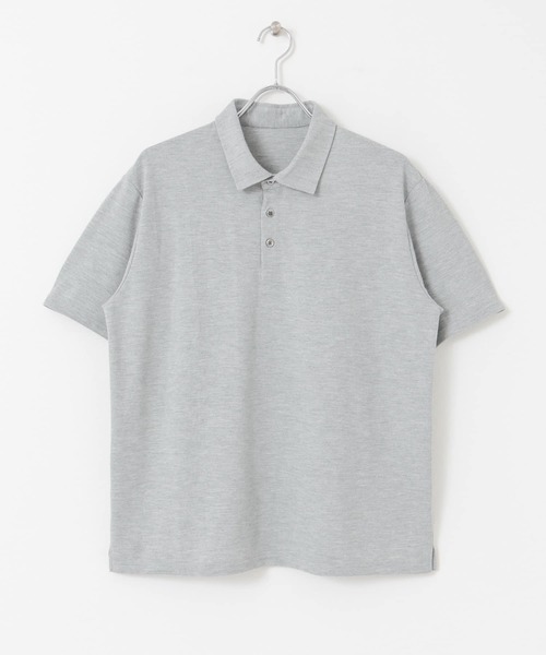 URBAN RESEARCH ROSSO MEN(アーバンリサーチロッソメン)の「『XLサイズあり』ハイパフォーマンス鹿の子ポロシャツ(ポロシャツ・メンズ・ブラック/ホワイト/ブルー系その他/レッド/ネイビー/グレー/カーキ・SMALL/MEDIUM/X-LARGE/LARGE)」の9枚目の写真