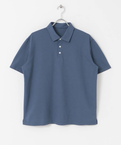 URBAN RESEARCH ROSSO MEN(アーバンリサーチロッソメン)の「『XLサイズあり』ハイパフォーマンス鹿の子ポロシャツ(ポロシャツ・メンズ・ブラック/ホワイト/ブルー系その他/レッド/ネイビー/グレー/カーキ・SMALL/MEDIUM/X-LARGE/LARGE)」の19枚目の写真