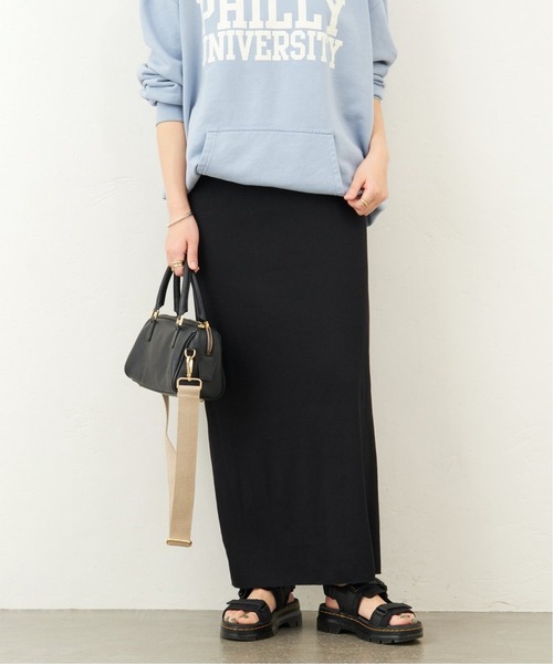 JOURNAL STANDARD（ジャーナルスタンダード）の「《追加2》Pフライスロングスカート（スカート・レディース・ブラック/ブラウン・FREE）」の6枚目の写真