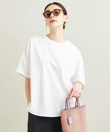 BEAUTY&YOUTH UNITED ARROWS | BY コットン ラウンドヘム ショートスリーブカットソー(Tシャツ/カットソー)