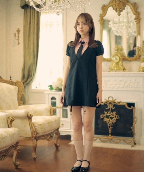 Ficklebebe フィクルベベ のワンピース レイヤードガーターミニop Fb351x03 を購入できます Axes ワンピース ワンピース ドレス レイヤードガーターミニop ワンピース Ficklebebe フィクルベベ のファッション クリーニング 直営 店の