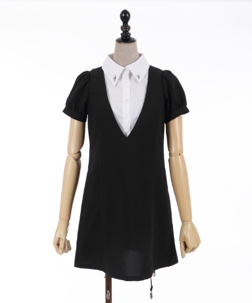 ワンピース FICKLE BEBE Layered garter mini onepiece セール】レイヤードガーターミニOP（ワンピース）｜FickleBebe