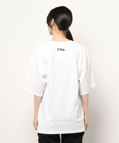 ALL ORDINARIES（オールオーディナリーズ）の「ARMEE FRANCAISEオーバーTシャツ（Tシャツ/カットソー・レディース・ホワイト/ブラック/ストーン/アーミー・XS/M）」の9枚目の写真