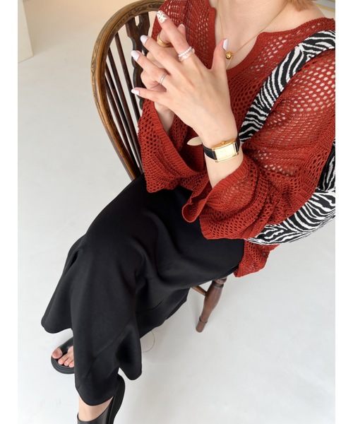 JUMELLE(ジュメロ)の「セットクリアリング(リング・レディース・ベージュ/グリーン・FREE)」の3枚目の写真