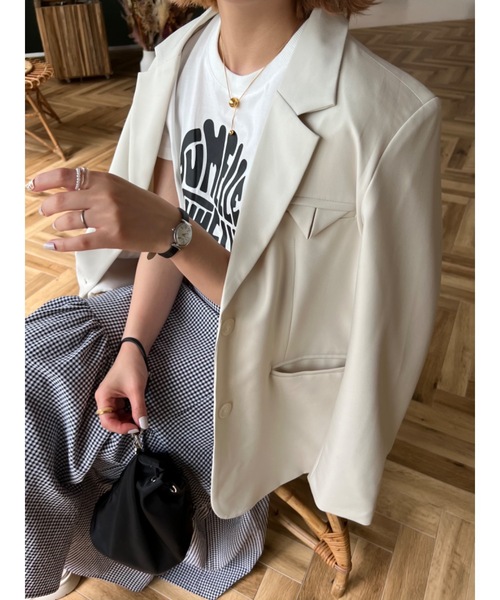 JUMELLE(ジュメロ)の「セットクリアリング(リング・レディース・ベージュ/グリーン・FREE)」の12枚目の写真