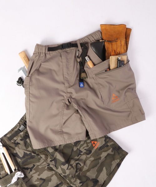 GERRY（ジェリー）の「GERRY TCウェザー キャンプ ガーデニング ギア クライミング カーゴ ショートパンツ（カーゴパンツ・メンズ・ブラック/モカ/ライトカーキ/グリーン系カモフラージュ/杢グレー・LL/M/L/S）」の4枚目の写真