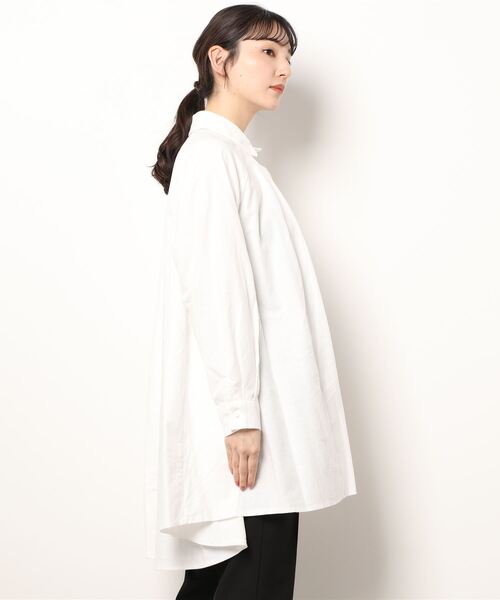 ACYM（アシーム）の「Relaxy back long シャツ（シャツ/ブラウス・レディース・ホワイト/ブラック/ベージュ・FREE）」の21枚目の写真