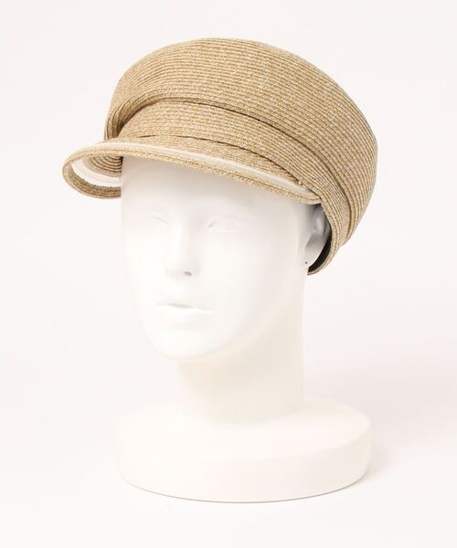 mimis（ミイーミイーズ）の「柔らかペーパータックキャス（キャスケット・レディース・ベージュ系その他/ブラック・FREE）」の2枚目の写真