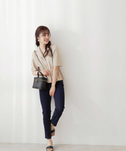 PROPORTION BODY DRESSING（プロポーションボディドレッシング）の「ワークシャツジャケット / 1212150401（テーラードジャケット・レディース・オレンジ/ベージュ/ブラウン・SMALL/MEDIUM）」の22枚目の写真