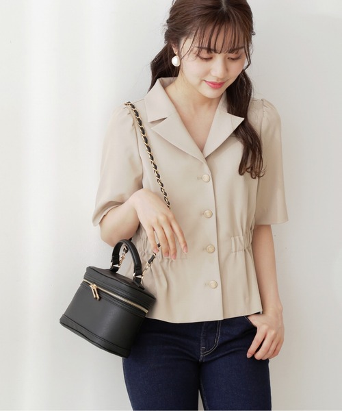 PROPORTION BODY DRESSING（プロポーションボディドレッシング）の「ワークシャツジャケット / 1212150401（テーラードジャケット・レディース・オレンジ/ベージュ/ブラウン・SMALL/MEDIUM）」の3枚目の写真