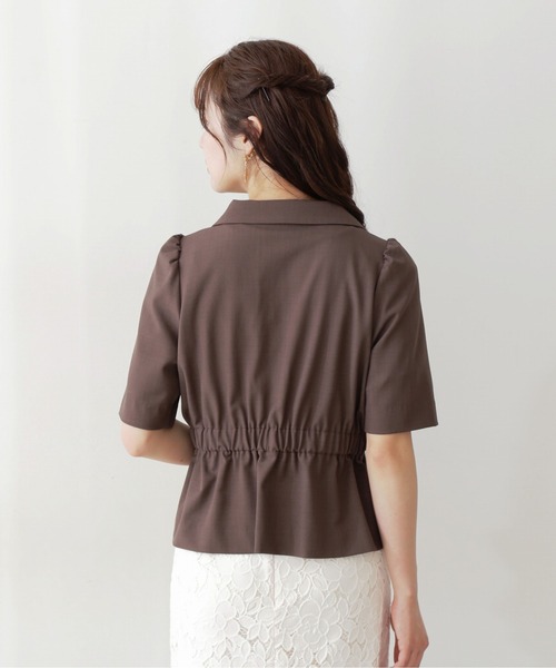 PROPORTION BODY DRESSING（プロポーションボディドレッシング）の「ワークシャツジャケット / 1212150401（テーラードジャケット・レディース・オレンジ/ベージュ/ブラウン・SMALL/MEDIUM）」の8枚目の写真