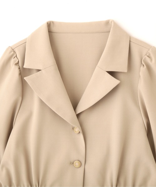 PROPORTION BODY DRESSING（プロポーションボディドレッシング）の「ワークシャツジャケット / 1212150401（テーラードジャケット・レディース・オレンジ/ベージュ/ブラウン・SMALL/MEDIUM）」の17枚目の写真