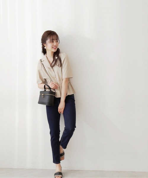 PROPORTION BODY DRESSING（プロポーションボディドレッシング）の「ワークシャツジャケット / 1212150401（テーラードジャケット・レディース・オレンジ/ベージュ/ブラウン・SMALL/MEDIUM）」の6枚目の写真