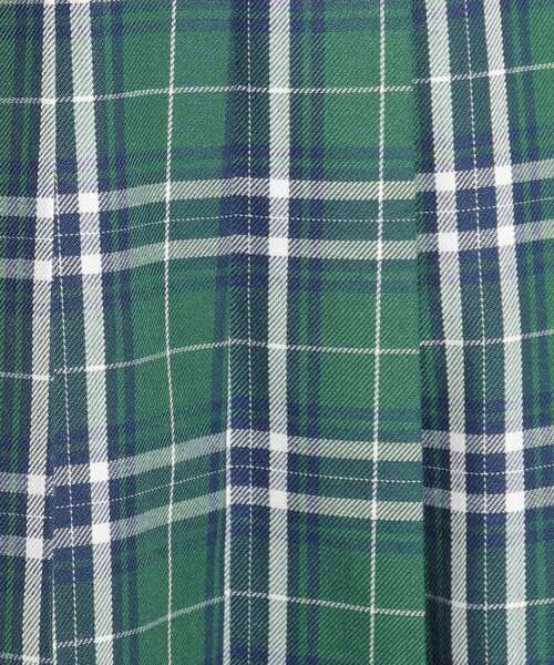 PINK-latte（ピンクラテ）の「◆チェックプリーツスカート（スカート・キッズ・ベージュ系その他4/グレー系1/ダークグリーン系1/ブルー系6・15 /14/16）」の12枚目の写真