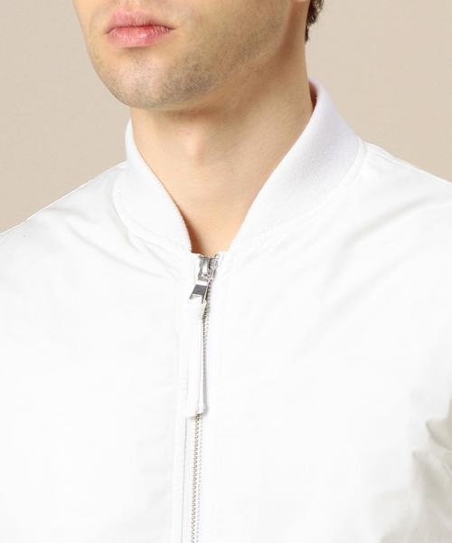 BEAUTY&YOUTH UNITED ARROWS（ビューティーアンドユースユナイテッドアローズ）の「BY ピーチメモリー ダウン MA-1◆（MA-1・メンズ・ホワイト/ブラック/ネイビー・SMALL/X-LARGE/MEDIUM/LARGE）」の8枚目の写真