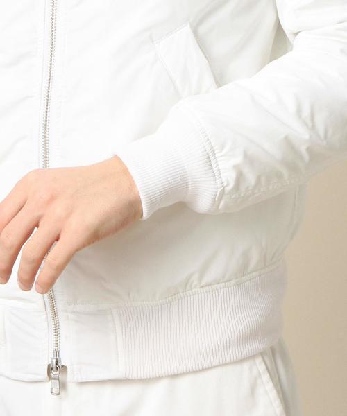 BEAUTY&YOUTH UNITED ARROWS（ビューティーアンドユースユナイテッドアローズ）の「BY ピーチメモリー ダウン MA-1◆（MA-1・メンズ・ホワイト/ブラック/ネイビー・SMALL/X-LARGE/MEDIUM/LARGE）」の14枚目の写真