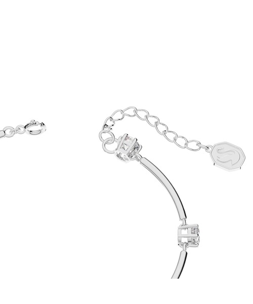 SWAROVSKI(スワロフスキー)の「【公式】【スワロフスキー】Constella バングル, ラウンドカット, ホワイト, ロジウム・プレーティング(ブレスレット・レディース・ホワイト・M)」の3枚目の写真