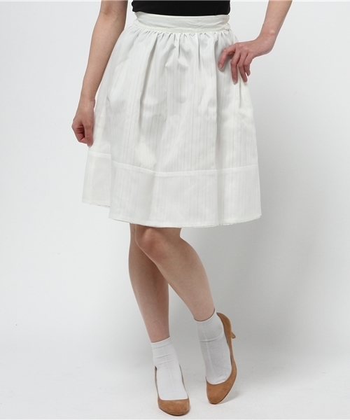 OUTLET（アウトレット）の「【who's who Chico】リバーシブルスカート（スカート・レディース・ブラック/グレー/カーキ/ホワイト・FREE）」の2枚目の写真