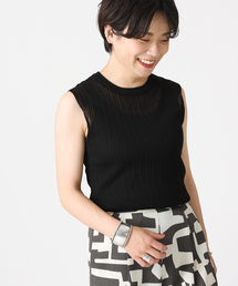 B.C STOCK | シースルーニットリブトップス(ニット/セーター)