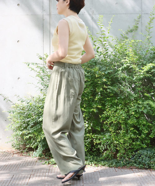 B.C STOCK(ベーセーストック)の「シースルーニットリブトップス(ニット/セーター・レディース・ブラック/アイボリー/グリーン・FREE)」の10枚目の写真