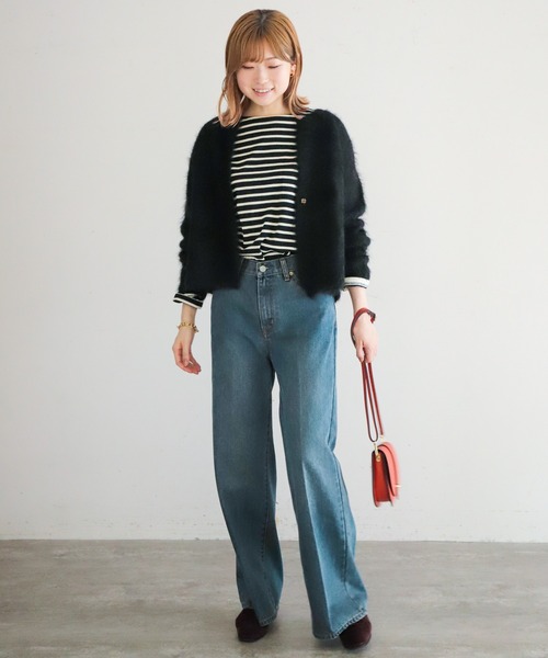 NOMBRE IMPAIR(ノンブルアンペール)の「【Marant】レザーミニポシェット(ショルダーバッグ・レディース・グレー/イエロー/オレンジ/グリーン/ブラック・FREE)」の11枚目の写真