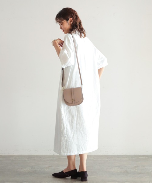 NOMBRE IMPAIR(ノンブルアンペール)の「【Marant】レザーミニポシェット(ショルダーバッグ・レディース・グレー/イエロー/オレンジ/グリーン/ブラック・FREE)」の22枚目の写真