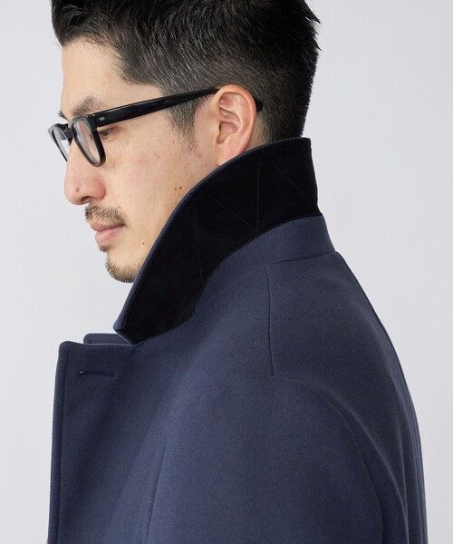 SHIPS(シップス)の「★SHIPS: スーパー160'S メリノウール メルトン シングル ピーコート(ピーコート・メンズ・ライトグレー/ベージュ/ネイビー/ブラウン/ブルー/チャコールグレー・SMALL/MEDIUM/LARGE/X-LARGE)」の12枚目の写真