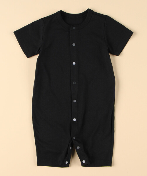 COMME CA ISM(コムサイズム)の「半袖 ツーウェイオール(50-70cm)(ロンパース・キッズ・ホワイト/ブラック/ベージュ/ネイビー/レッド/ピンク・50-70cm)」の3枚目の写真