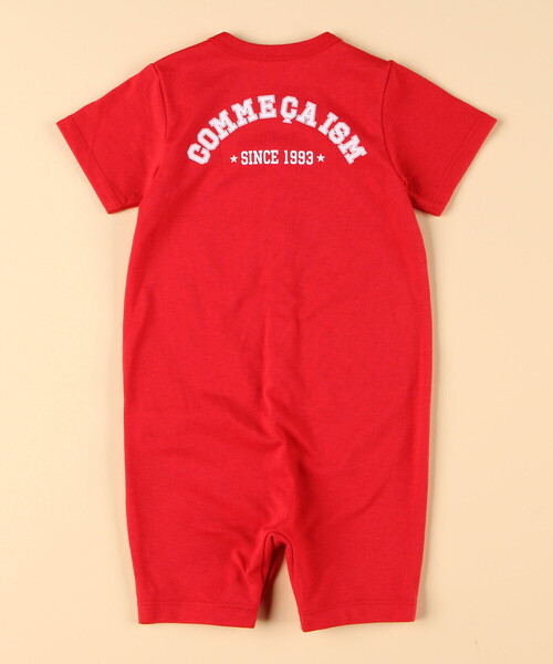 COMME CA ISM(コムサイズム)の「半袖 ツーウェイオール(50-70cm)(ロンパース・キッズ・ホワイト/ブラック/ベージュ/ネイビー/レッド/ピンク・50-70cm)」の8枚目の写真