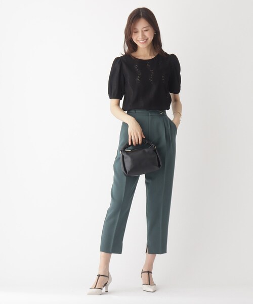 index（インデックス）の「◆ギャザーワンハンドルミニショルダー（ショルダーバッグ・レディース・ブラック/パープル/オフホワイト・00）」の17枚目の写真