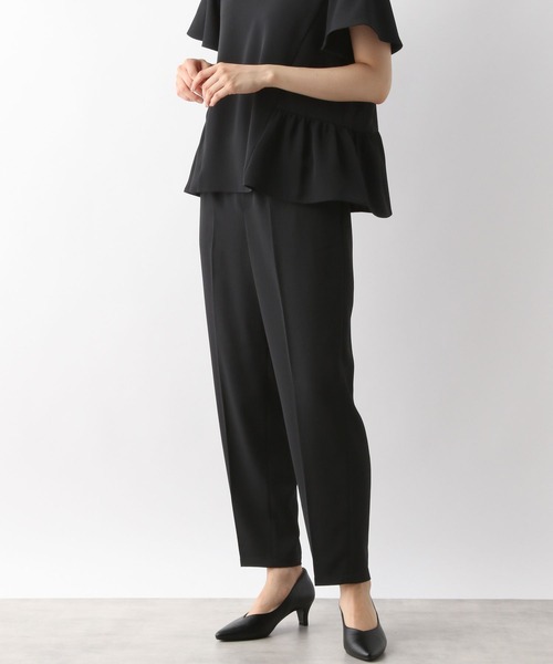 LEPSIM（レプシィム）の「フレアブラウスセットパンツ　295769（パンツドレス・レディース・ブラック/グレイッシュベージュ・LARGE/MEDIUM）」の13枚目の写真