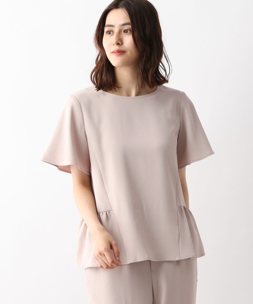 LEPSIM（レプシィム）の「フレアブラウスセットパンツ　295769（パンツドレス・レディース・ブラック/グレイッシュベージュ・LARGE/MEDIUM）」の10枚目の写真