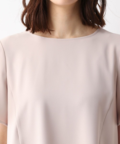 LEPSIM（レプシィム）の「フレアブラウスセットパンツ　295769（パンツドレス・レディース・ブラック/グレイッシュベージュ・LARGE/MEDIUM）」の3枚目の写真