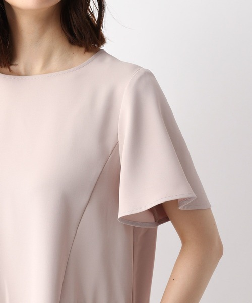 LEPSIM（レプシィム）の「フレアブラウスセットパンツ　295769（パンツドレス・レディース・ブラック/グレイッシュベージュ・LARGE/MEDIUM）」の5枚目の写真