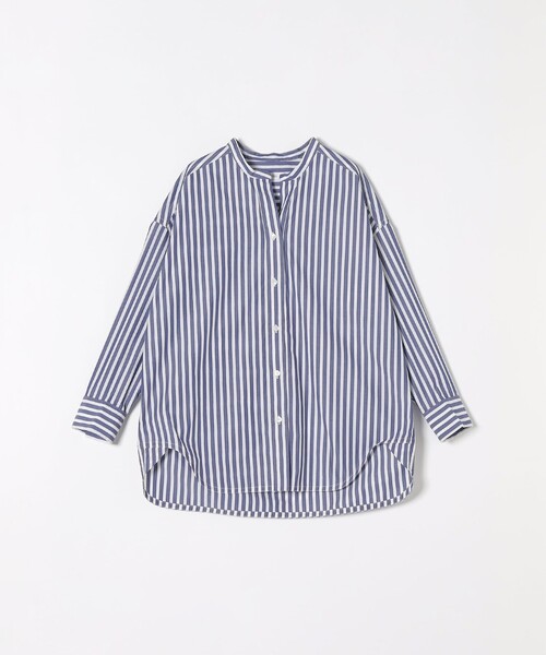 SHIPS any バンド カラー シャツ 38 ライトブルー 未使用】SHIPS any バンド カラー シャツ 38 ライトブルー