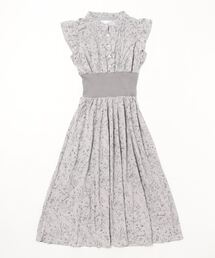 one way | ウエストリブ袖フレアーワンピース(ワンピース)