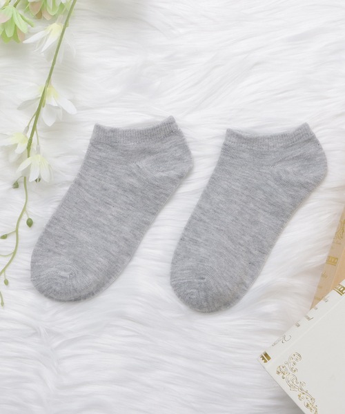 セール】【10色組】 無地くるぶしソックスセット（ソックス/靴下