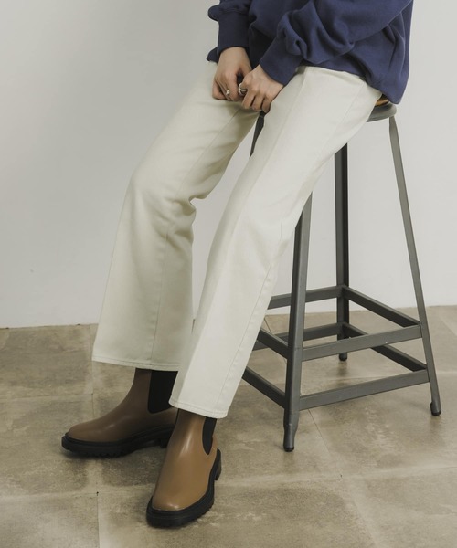 URBAN RESEARCH(アーバンリサーチ)の「サイドゴアブーツ(ブーツ・レディース・ブラック/キャメル・38/39/37)」の12枚目の写真