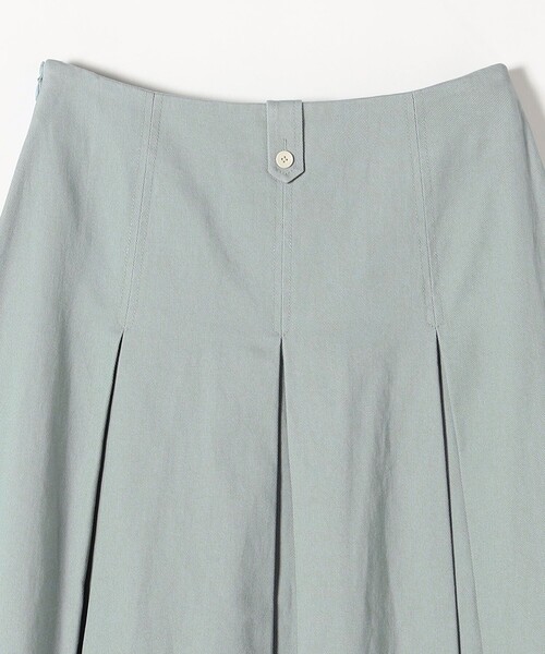 SHIPS any（シップス エニィ）の「SHIPS any:〈ウォッシャブル〉モールスキン ボックス タック スカート◇（スカート・レディース・ライトブルー/ネイビー/オレンジ・ONE SIZE）」の7枚目の写真