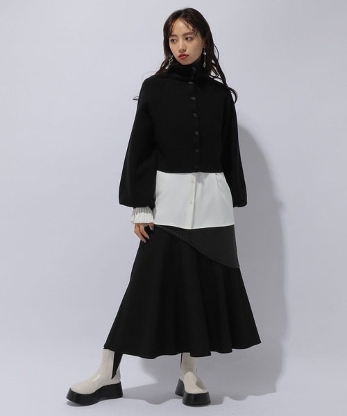 HARE（ハレ）の「フェイクレザーキリカエスカート(HARE