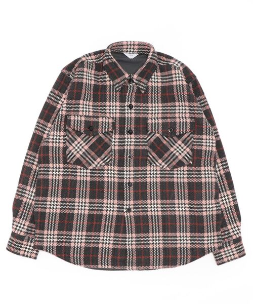 417 EDIFICE(フォーワンセブンエディフィス)の「【Brit】C.P.Oシャツブルゾン(シャツ/ブラウス・メンズ・チャコールグレー/ブラウン/レッド/ブルー/グリーン/ブルー系その他・MEDIUM/LARGE)」の1枚目の写真