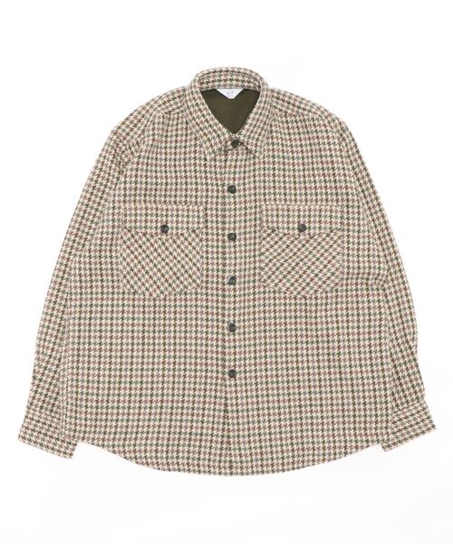 417 EDIFICE(フォーワンセブンエディフィス)の「【Brit】C.P.Oシャツブルゾン(シャツ/ブラウス・メンズ・チャコールグレー/ブラウン/レッド/ブルー/グリーン/ブルー系その他・MEDIUM/LARGE)」の3枚目の写真