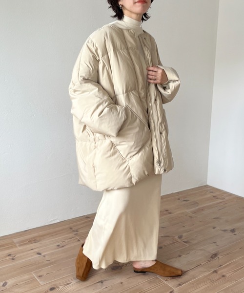 wee9s(ウィークス)の「2way rib one piece / 前後2wayリブワンピース(ワンピース・レディース・アイボリー/ブラック/カーキ/ブラウン・FREE)」の16枚目の写真