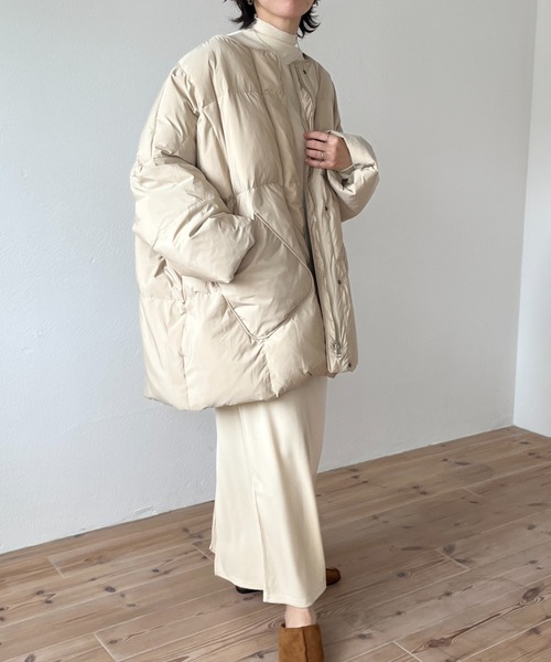 wee9s(ウィークス)の「2way rib one piece / 前後2wayリブワンピース(ワンピース・レディース・アイボリー/ブラック/カーキ/ブラウン・FREE)」の17枚目の写真