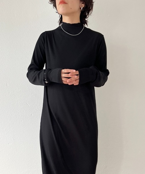 wee9s(ウィークス)の「2way rib one piece / 前後2wayリブワンピース(ワンピース・レディース・アイボリー/ブラック/カーキ/ブラウン・FREE)」の19枚目の写真